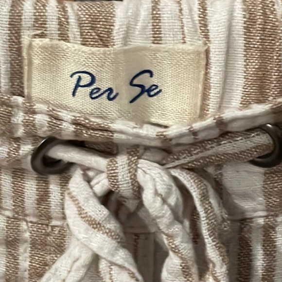 Linen pant, striped, size XL - Picture 6 of 6